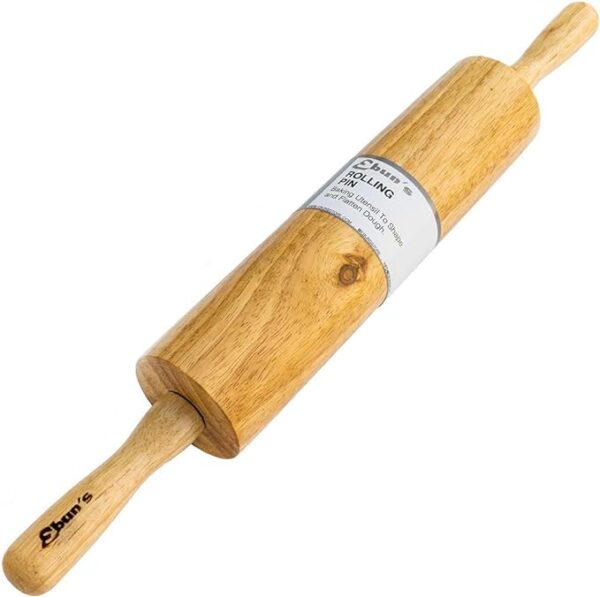 Ebuns Rolling Pin for Baking Pizza Dough, Pie & Cookie - Classic Essential Kitchen utensil tools gift ideas for bakers