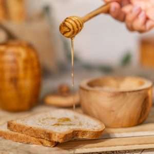 Olive Wooden honey dipper