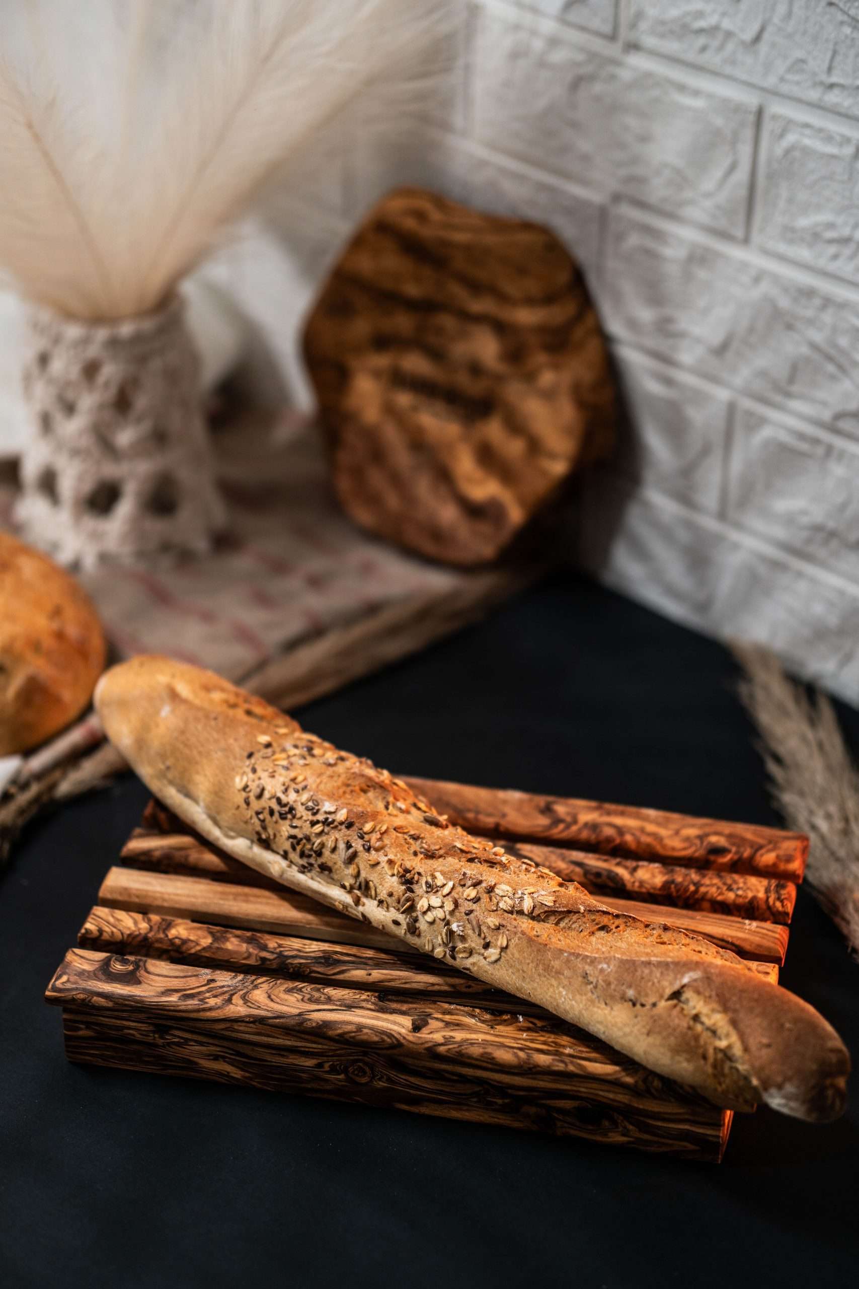 Bread Cutting board with tray